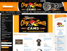 Tablet Screenshot of claysmithcams.com